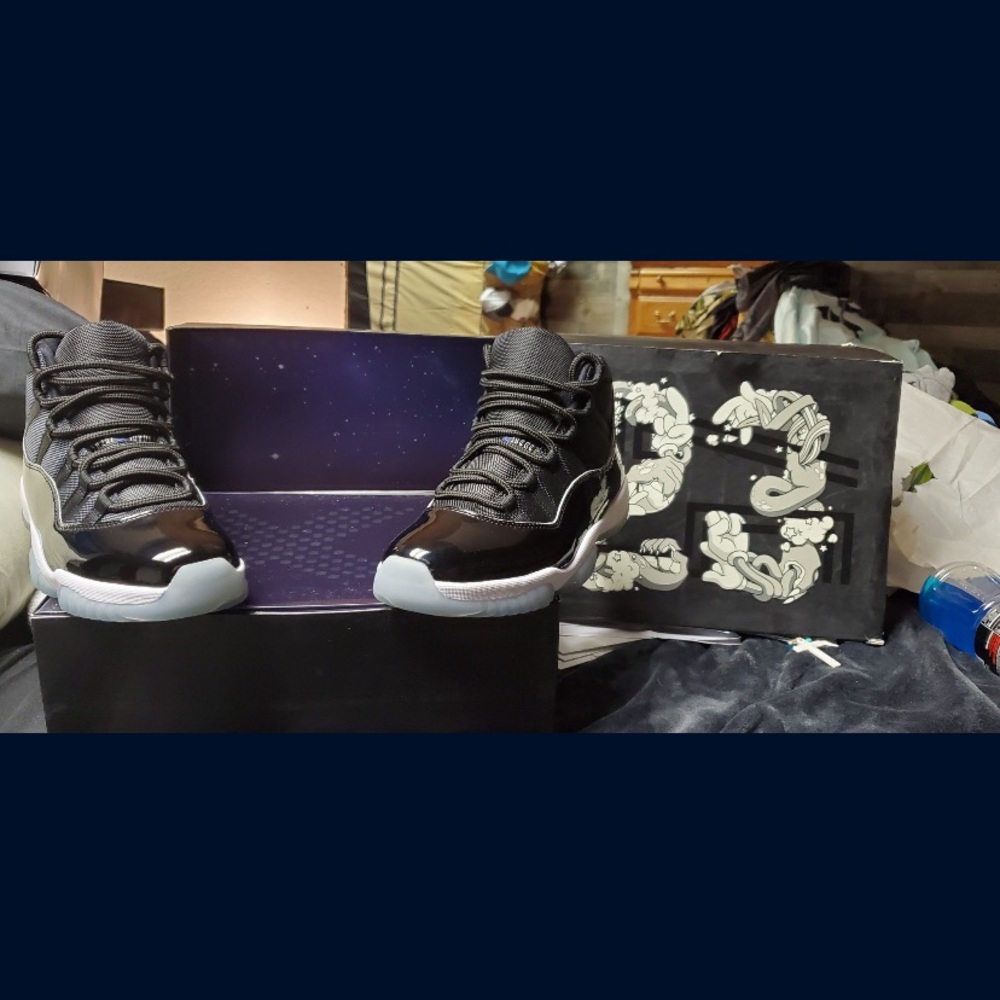 Jordan 4s Jordan 6s and a pair of 11s